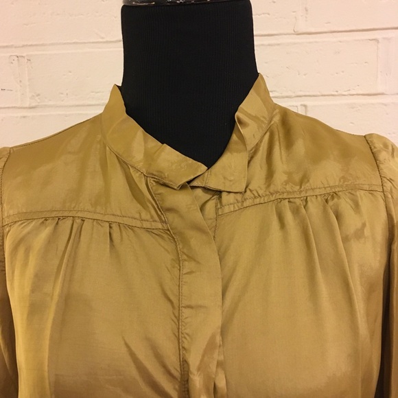 Dries Van Noten hidden Button Front Blouse
Gold - Picture 2 of 8